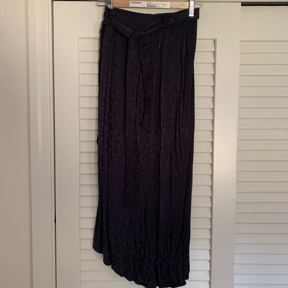 & Other Stories wrap skirt leopard print